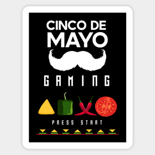 Cinco de mayo gaming Sticker